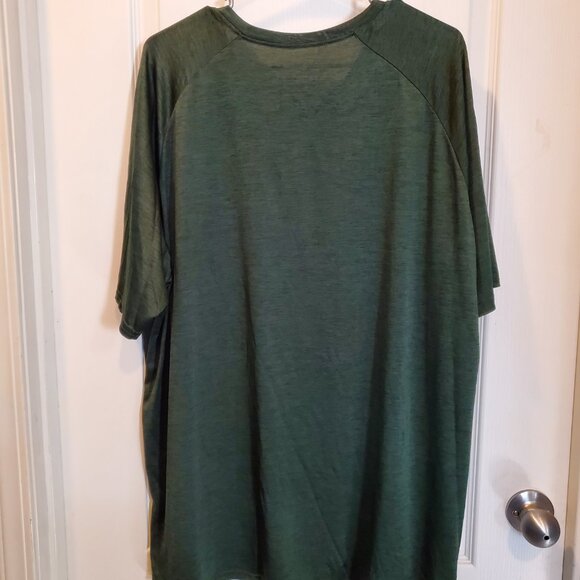 FOUR Men's 3XL Performance V-Neck Tee's - Gray/Black & Green/Black & Navy & Grey - Picture 7 of 13